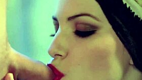 Wow! Asian Babe Gives Slow Sexy Oral On Bed!