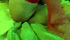 Does the transsexual introduce the toy deeply?