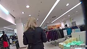 Charming Czech Nympho Seduced in Mall and Pounded Hard in POV