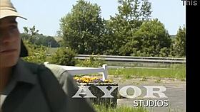 handsome buddy gets picked up by porn legend