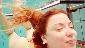 Hairy ginger polish teen underwater, what are you hiding?
