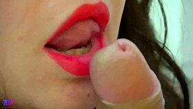 i love giving sensual blowjobs, pink lips dripping cum