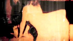 look at this vintage taboo scene where she bends over for doggystyle with hairy pussy outdoors