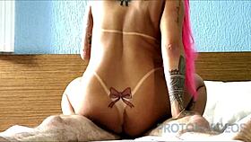 lolla martinelli rides protons cock cowgirl style