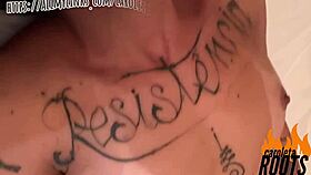 i-i'm caroleta roots in a sensual photo shoot as rock city girl