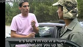 handsome buddy gets picked up by porn legend