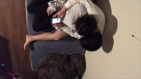 Perverted Couple Starts Flirting Before Bed Leading To Horniness