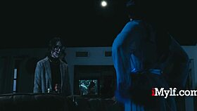 come here innocent boyfriend for a threesome with this latina milf