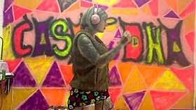 she sat on it and bounced deep in public