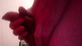 Hard gay masturbation scene with cock and ass focus