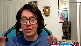 Beautiful angel gags on cock during casting