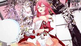 יאה מיקו מקבלת זיון חזק בג'נסין אימפקט