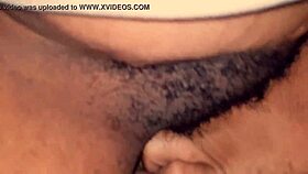 Rubbing my friend's dick with my clit?