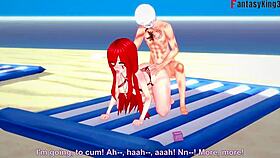 parasoul in bikini gets fucked in skullgirls fantasy
