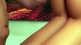 Latina in heels and shoes flaunts her petite ass and tits