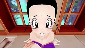 Chichi Gets Stuck in the Kitchen in Dragon Ball Z Ex Part 2