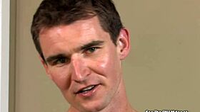 Angry Gay Hunk Strokes Cock On Sofa, Cumming On Command With Intense Emotions