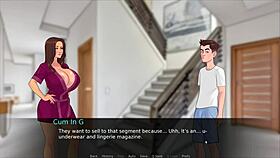 Lust Legacy hentai game pornplay ep 5 naughty lingerie photoshoot with step mom