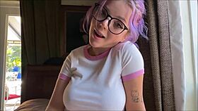 Goth Step Sister Charli O Fucks Horny Perv Alex Adams in Taboo Family Therapy