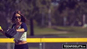 Athletic Teen Kirsten Lee Gets Creampied By Coach In Rough Sport Session