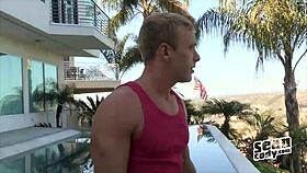 Sean Cody's Randy Hunter Sucks Cock Bareback in First Gay Fantasy