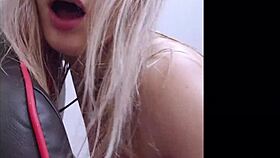 Blonde Stepsister Films Selfie Sex And Loves Facial Cumshot
