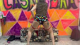 she sat on it and bounced deep in public