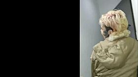 Argentine girlfriend begs me to fuck her by the elevator in Medellin