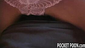 Babe Grinds Round Ass Against Hard Cock In Lingerie