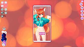 i play catgirl waifu 2 with my foxy redhead girl, using toys on her big ass and boobs