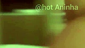 Aninha's big latina ass sits hot and rough, making it hard not to cum