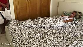 Remember to use a condom with your friend's wife's shaved pussy