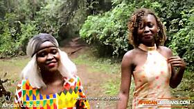 Real African Lesbian Couple Sucks Wet Pussies And Fingers Girlfriends In Public Outdoor Orgasms