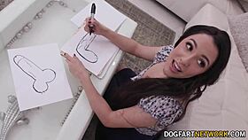 selena ivy takes two cocks