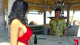 Anna feels free naked on the beach