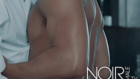 first anal blowjob gift to chef with big black cock!