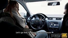 Beautiful debt4k babe roughly dominates collector in intense doggystyle to forget her debt.