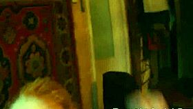 bouncing on hard schlong caught on hidden spycam in wild teen 18+ action