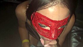 skinny girl with small waist orgasms in group swingers slap