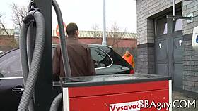 homosexual twink says, want to have sex with me? in a provocative gay encounter