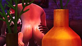 sims 4 scene rains cum everywhere on gay guys getting wild 😈💦