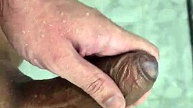 Brazilian Twink Cumming in Shower Solo
