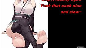 saber anime feet joi