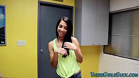 Teen Feels Intense Pleasure Spitting Out Jizz Load After Titty Fuck