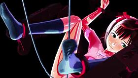 haruka in a fun string pulling game in this hentai.