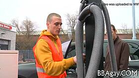 homosexual twink says, want to have sex with me? in a provocative gay encounter