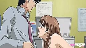 Horny secretary, are you ready for uncensored hentai action?