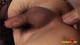 Trannies R Us duo getting anal fucked 😈