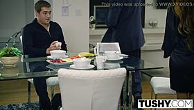 Beautiful brunette Luna Star experiences first anal in Tushy scene