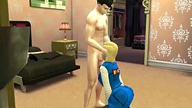 dragon ball episode 18 hentai wife swap videl and number 18